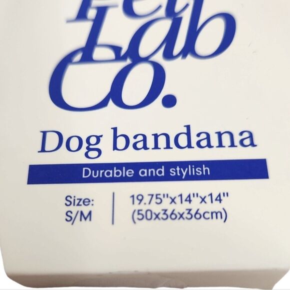 PET LAB CO. Dog Bandana Size S/M Small Medium Red White NEW - Picture 4 of 4